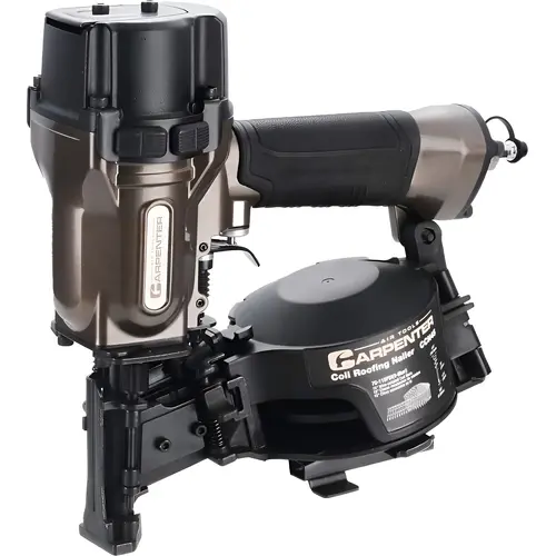 Pneumatic 15-Degree Coil Roofing Nailer, 7/8 to 1-3/4 inch Fastener Length