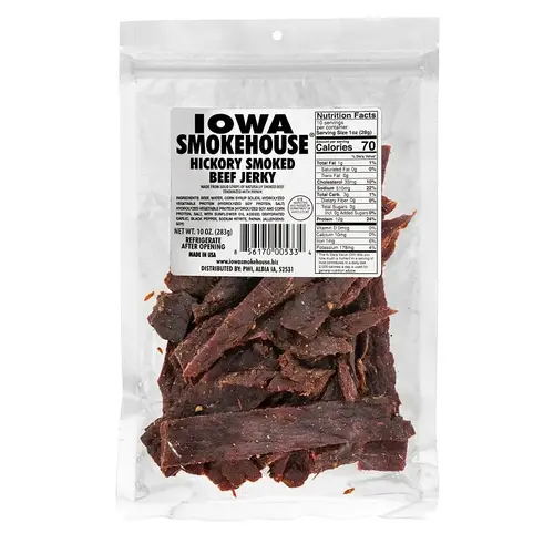 Beef Jerky, Hickory, 10-oz. - pack of 6 Beef Jerky, Hickory, 10-oz. - pack of 6