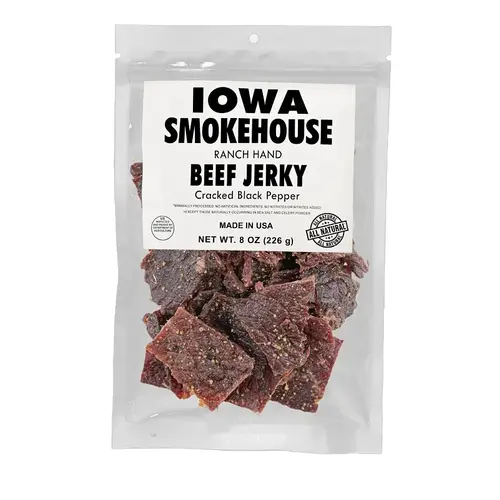 JERKY BEEF CRACKED PEPPER 8OZ - pack of 6