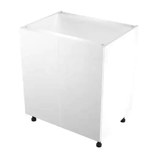 Quick Assemble Modern Style, White Gloss 33 " Base Kitchen Cabinet, 2 Door (33 " W x 24 " D x 34.50 " H) Quick Assemble Modern Style, White Gloss 33 " Base Kitchen Cabinet, 2 Door (33 " W x 24 " D x 34.50 " H)