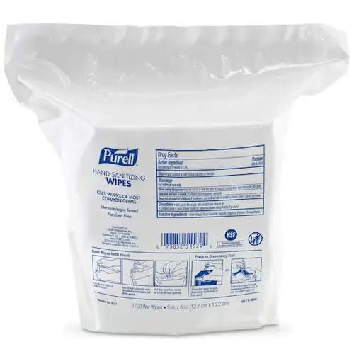 Purell Refill For Purellwipes Dispensers, 4 Each, 4 Per Case Purell Refill For Purellwipes Dispensers, 4 Each, 4 Per Case