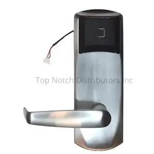 Kaba Access 79PS112T1EL32626 Left Hand RT Plus Standalone Utility RFID Proximity Long Lever Lockset No Deadbolt Toggle with Bluetooth Low Energy Enabled and EKO Satin Chrome Finish