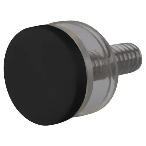 Matte Black 3/4" Diameter Standoff Cap Assembly, Stainless Steel Material, Round Profile, 1/4-20 Thread Size, Matte Black Finish Matte Black 3/4" Diameter Standoff Cap Assembly, Stainless Steel Material, Round Profile, 1/4-20 Thread Size, Matte Black Finish