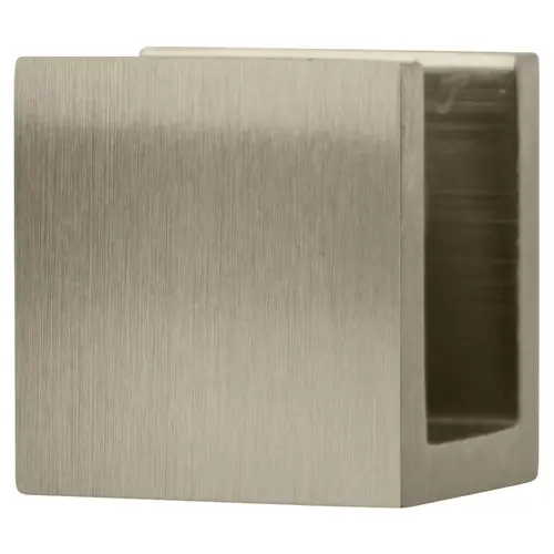 Brushed Nickel Set Screw Clamp for 3/16" to 1/4" Glass - pack of 10 Brushed Nickel Set Screw Clamp for 3/16" to 1/4" Glass - pack of 10