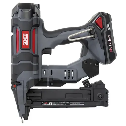 STAPLER FNSH 18GA 1/4X1-1/2IN Black/Red