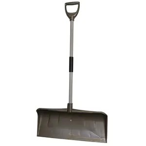 Rugg 35PL-S PathMaster Ultra Lightweight 27 In. Poly Snow Pusher with 36 In. Aluminum Handle