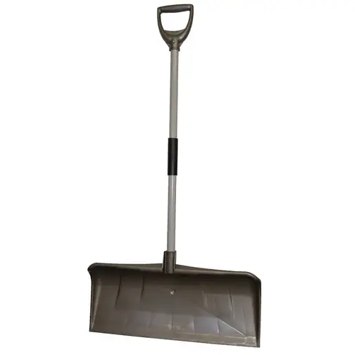 PathMaster Ultra Lightweight 27 In. Poly Snow Pusher with 36 In. Aluminum Handle