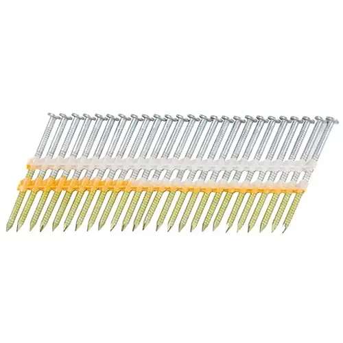 Sheathing Nail, 7D, 2-3/8 in L, 21 ga Gauge, Steel, Hot-Dipped Galvanized, Full Round Head - pack of 5000 Sheathing Nail, 7D, 2-3/8 in L, 21 ga Gauge, Steel, Hot-Dipped Galvanized, Full Round Head - pack of 5000