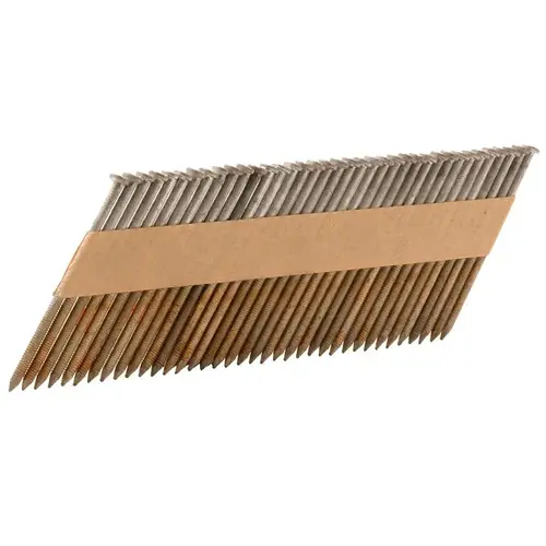 Sheathing Nail, 6D, 2 in L, 30 ga Gauge, Steel, Hot-Dipped Galvanized, Clipped Head - pack of 2000