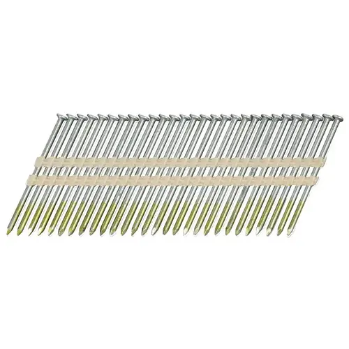 Framing Nails 3" L Plastic Strip Bright 21 deg Bright Brite Framing Nails 3" L Plastic Strip Bright 21 deg Bright Brite