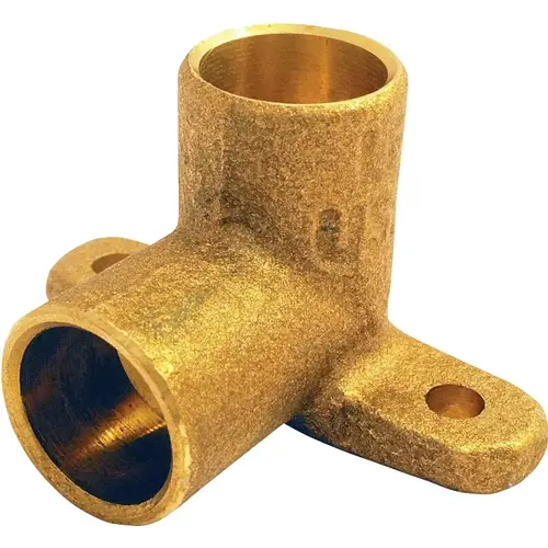10156882 Drop Ear Tube Elbow, 1/2 in, Sweat, Copper