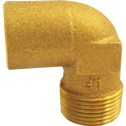 10156842 Pipe Elbow, 1/2 in, Sweat x MIP, 90 deg Angle, Copper