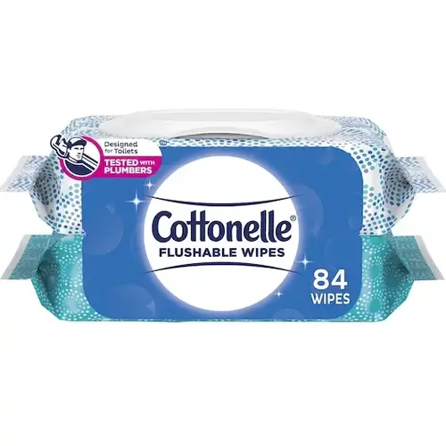 Cottonelle Flushable Wipes, 84 Count, 8 Per Case Cottonelle Flushable Wipes, 84 Count, 8 Per Case
