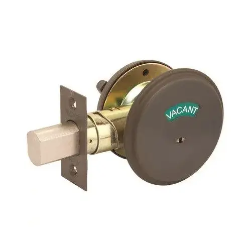 D200 Series Occupancy Indicator Deadbolt 30253 Latch 10094 Strike Oil Rubbed Bronze Finish