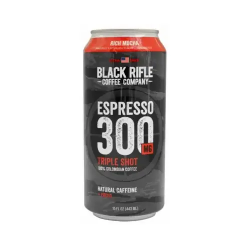 Mocha Espresso Coffee Drink, 300mg Caffeine, 15 oz. - pack of 12