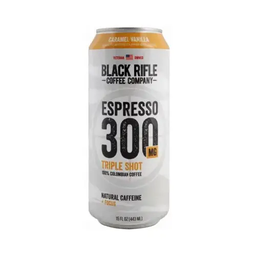 Caramel Vanilla Coffee Drink, 300mg Caffeine, 15 oz.