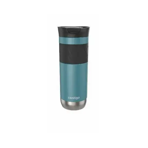 SnapSeal Byron Travel Mug Tumbler, Turquoise Stainless Steel, 20 oz. SnapSeal Byron Travel Mug Tumbler, Turquoise Stainless Steel, 20 oz.