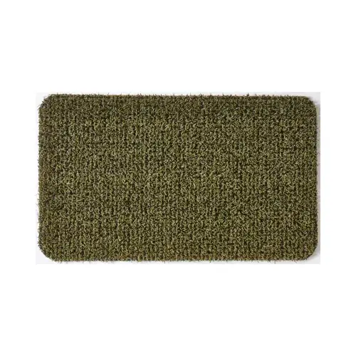 Clean Machine Shoe Scraper Door Mat, Green, 24 x 36 In. Clean Machine Shoe Scraper Door Mat, Green, 24 x 36 In.