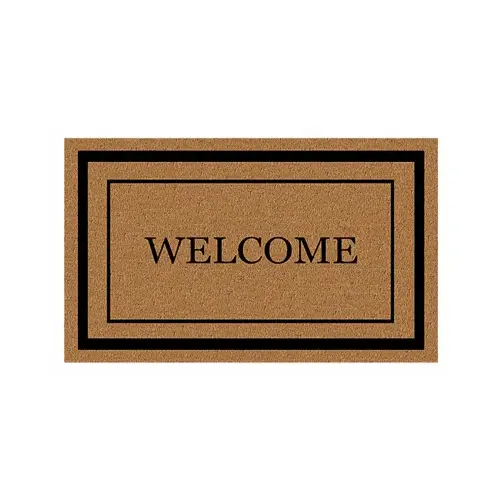 Welcome Coir Door Mat, 24 x 36 In. Welcome Coir Door Mat, 24 x 36 In.