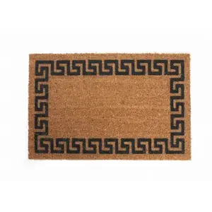 Sports Licensing Solutions 41959 Greek Key Coir Door Mat, 24 x 36 In.
