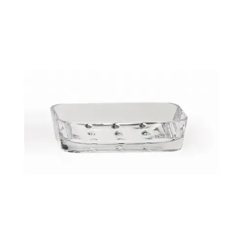 Optiks Bathroom Soap Dish, Clear Acrylic Optiks Bathroom Soap Dish, Clear Acrylic