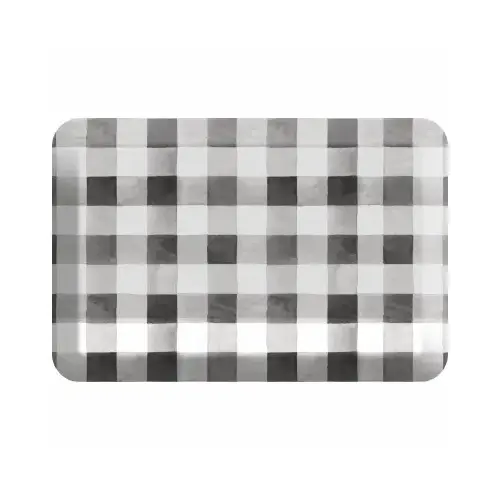 NewLife Farmhouse Anti-Fatigue Mat, Black Check, 20 x 30 In.