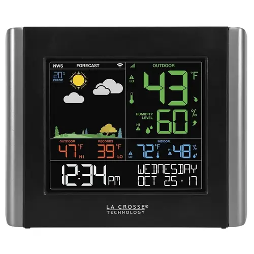 V10-TH Weather Station, Battery, 32 to 122 deg F Indoor, -40 to 140 deg F Outdoor, LCD Display V10-TH Weather Station, Battery, 32 to 122 deg F Indoor, -40 to 140 deg F Outdoor, LCD Display