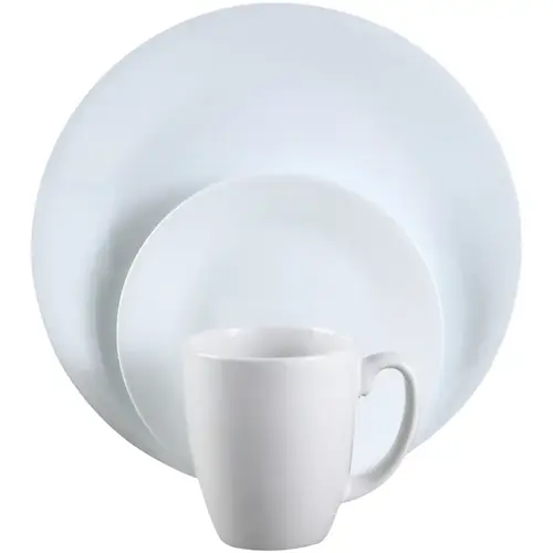 6022003 Dinnerware Set, Vitrelle Glass, For: Dishwashers, Pre-Heated Microwave Ovens and Refrigerators - pack of 2 6022003 Dinnerware Set, Vitrelle Glass, For: Dishwashers, Pre-Heated Microwave Ovens and Refrigerators - pack of 2