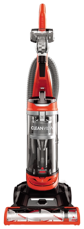 BISSELL 2488 CleanView 1831 Vacuum Cleaner, Multi-Level Filter, 25 ft L Cord, Samba Orange Housing
