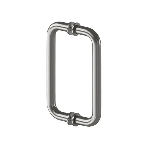 Halley 8" Center To Center Tubular Back To Back Pull Handle Brushed Nickel Halley 8" Center To Center Tubular Back To Back Pull Handle Brushed Nickel