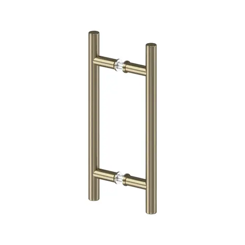 Hyperion 8" Center To Center Ladder Style Back To Back Pull Handle Brushed Bronze