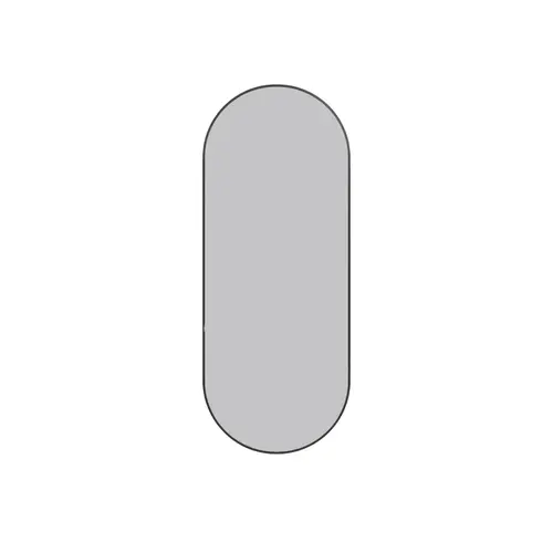 Inara 16" x 40" Pill Mirror Black