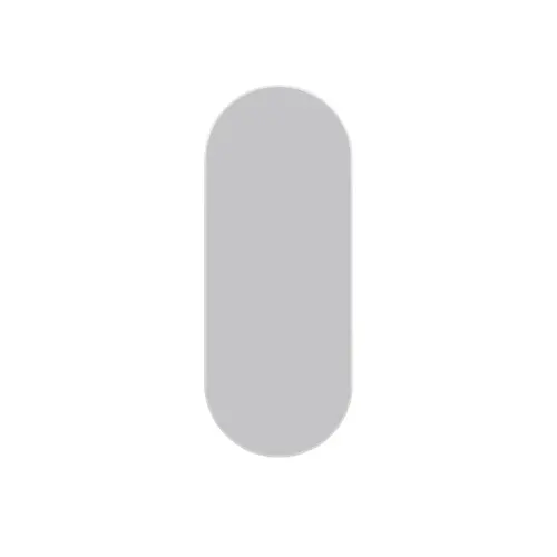 Inara 16" x 40" Pill Mirror White