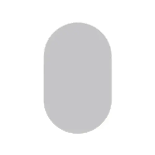 Inara 22" x 36" Pill Mirror White Inara 22" x 36" Pill Mirror White