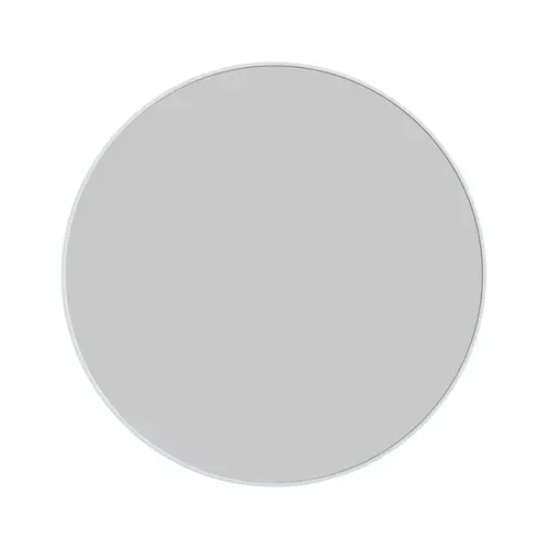 Leia 28" Round Mirror White Finish Leia 28" Round Mirror White Finish