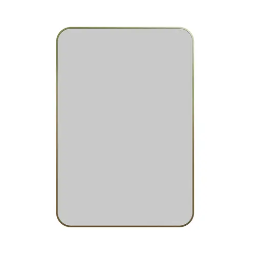 Trinity 22" x 32" Square Radius Mirror Satin Brass