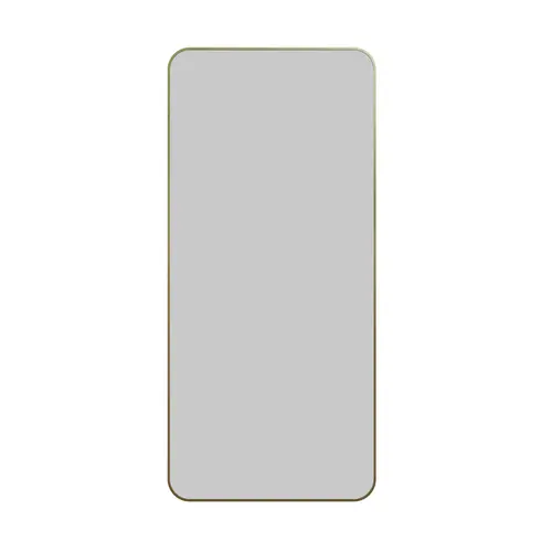 Trinity 22" x 48" Square Radius Mirror Satin Brass