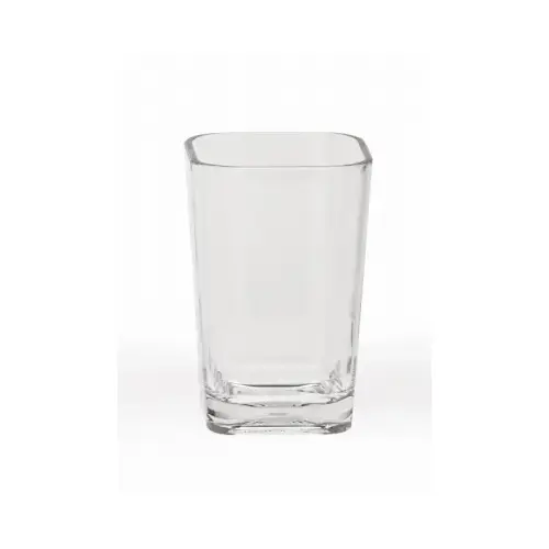 Optiks Bathroom Tumbler, Clear Acrylic