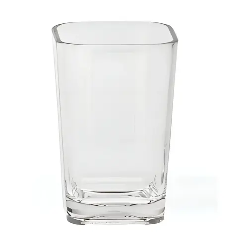 Optiks Bathroom Tumbler, Clear Acrylic