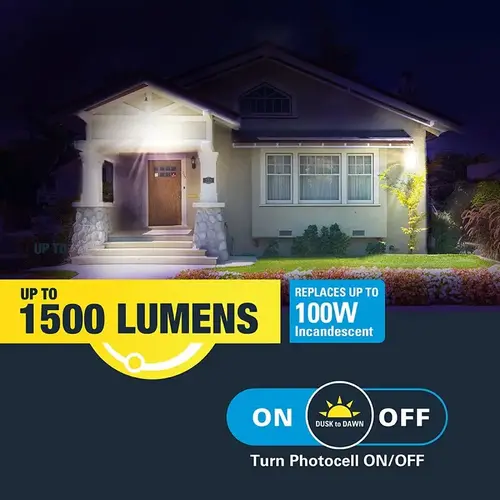 LED Dusk to Dawn Entry Wall Pack Security Light, 1500 Lumen, 15 Watt LED Dusk to Dawn Entry Wall Pack Security Light, 1500 Lumen, 15 Watt