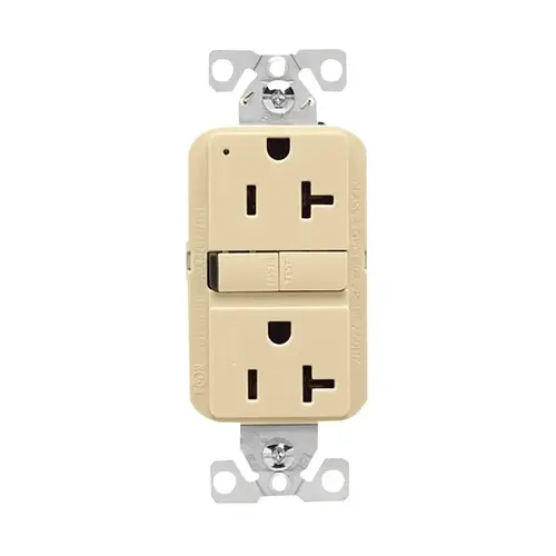 RECEPTACLE GFCI IVORY 20A 125V RECEPTACLE GFCI IVORY 20A 125V