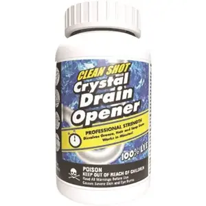 Theochem Laboratories, Inc. 100107-99990-44 1 lb. Clean Shot Crystal Drain Opener And Cleaner White