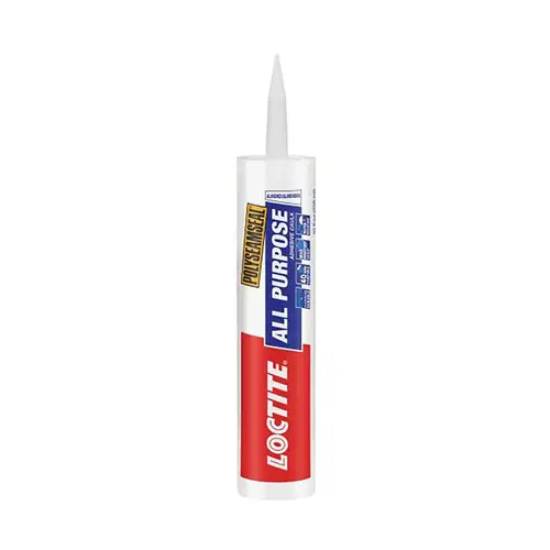 POLYSEAMSEAL Adhesive Caulk, Almond, 5 to 7 days Curing, 40 to 100 deg F, 10 oz Cartridge