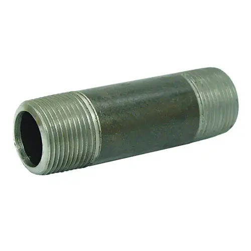 Nipple Beck 1/2" MPT Galvanized Steel 8" L Galvanized Nipple Beck 1/2" MPT Galvanized Steel 8" L Galvanized