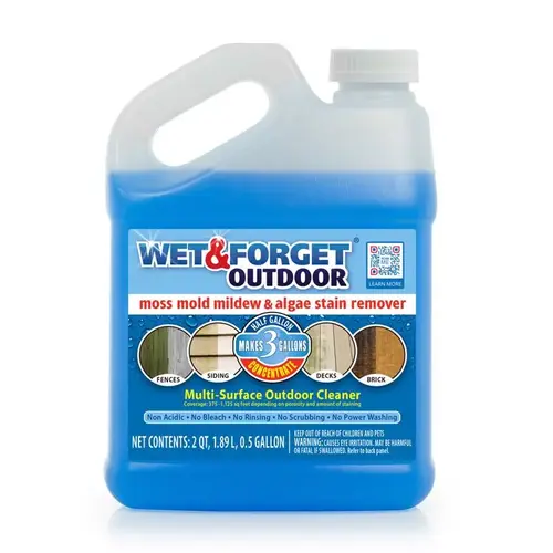 1/2 Gal. Liquid Concentrate Moss, Mold, Mildew, & Algae Stain Remover