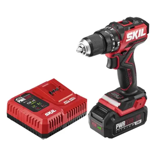 Cordless Compact Hammer Drill 20V PWR CORE 20 1/2" Brushless Kit (Battery) Cordless Compact Hammer Drill 20V PWR CORE 20 1/2" Brushless Kit (Battery)