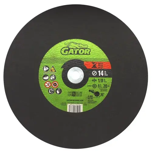 Metal Cut-Off Blade 14" D X 1" Aluminum Oxide Metal Cut-Off Blade 14" D X 1" Aluminum Oxide