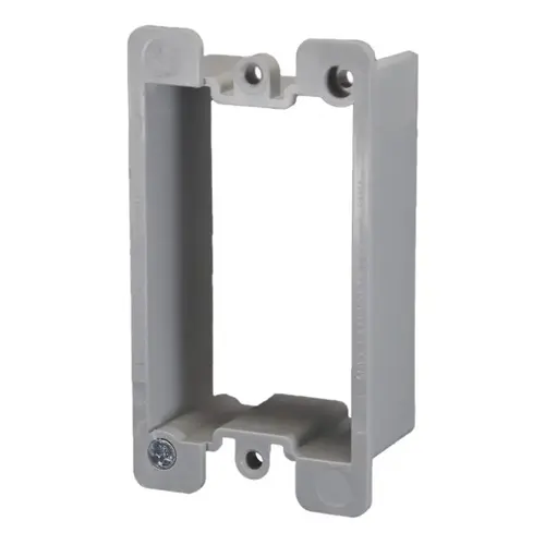 Box Extenders EZ Box Old Work Rectangle PVC 1 gang Gray Gray Box Extenders EZ Box Old Work Rectangle PVC 1 gang Gray Gray