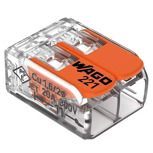 Wire Connector 221 Series 2 Port Lever