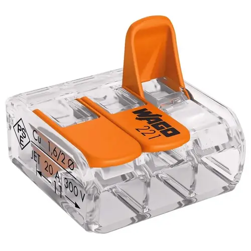 Wire Connector 221 Series 3 Port Lever